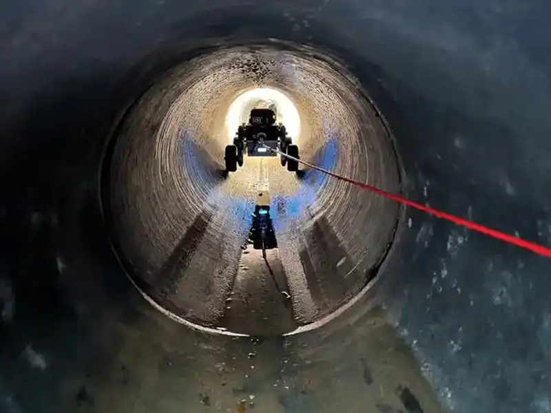 红山公园管道检测