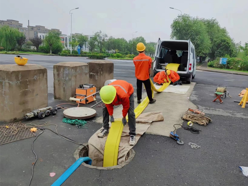 红山公园光固化管道修复